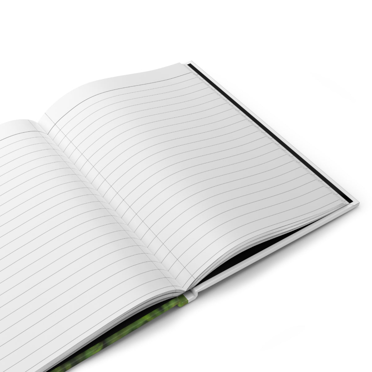 Daily Pause Hardcover Journal — Lined Floral Rose Notebook for Mindfulness & Reflection