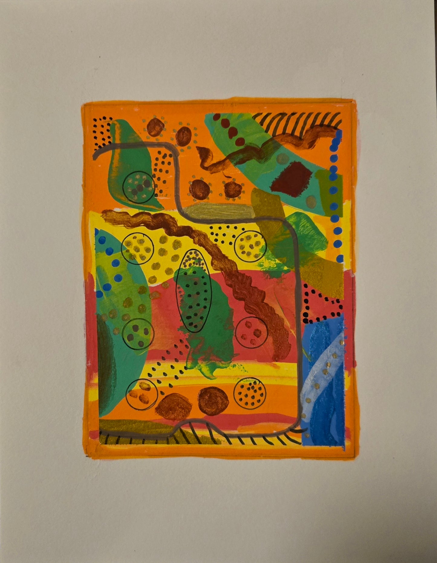 Trailside Joy 9x12