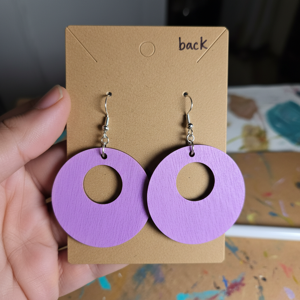 The Studio Miniatures Wood Earrings