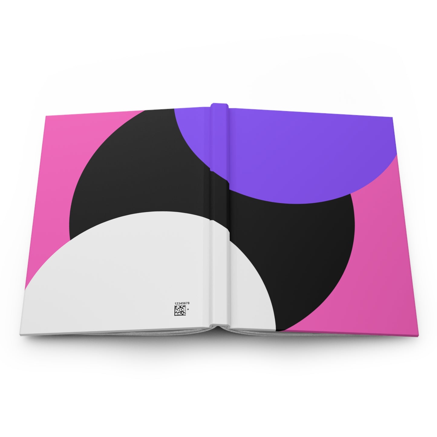 Matte Journal Geometric Abstract Circle Design