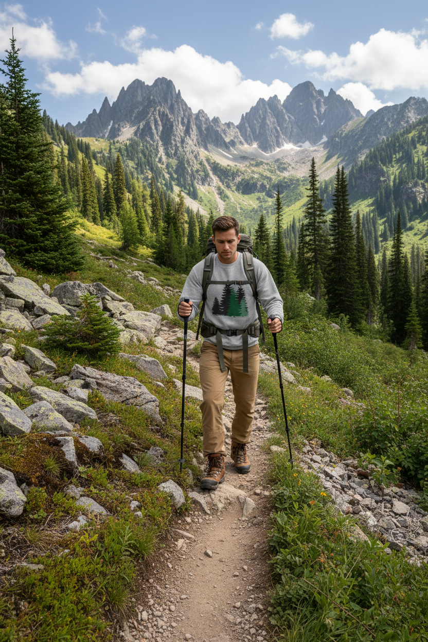 Pine Tree Crewneck Sweatshirt