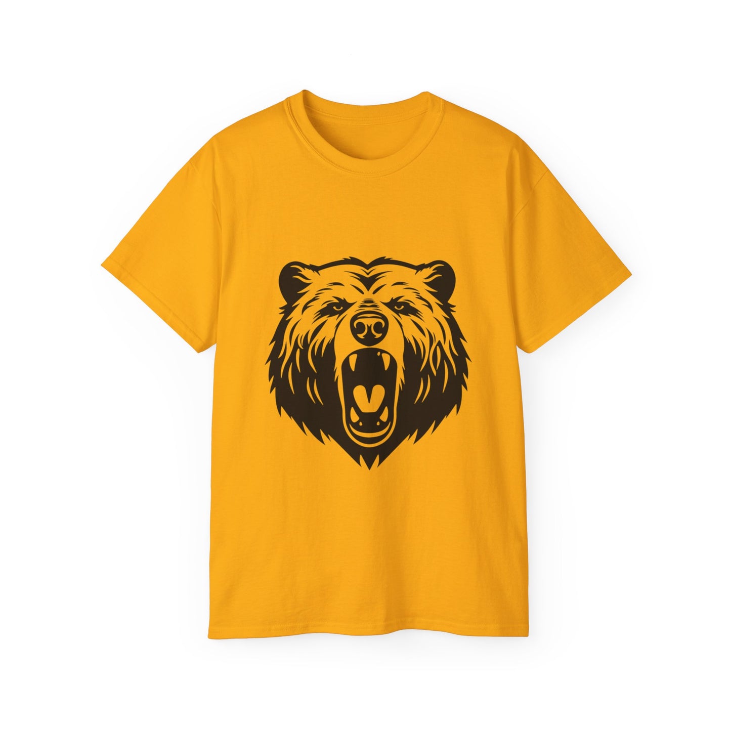 Roaring Bear Graphic Tee | Unisex Ultra Cotton | Nature Lover Shirt, Outdoor Adventure Top, Wildlife Gift, Casual Wear
