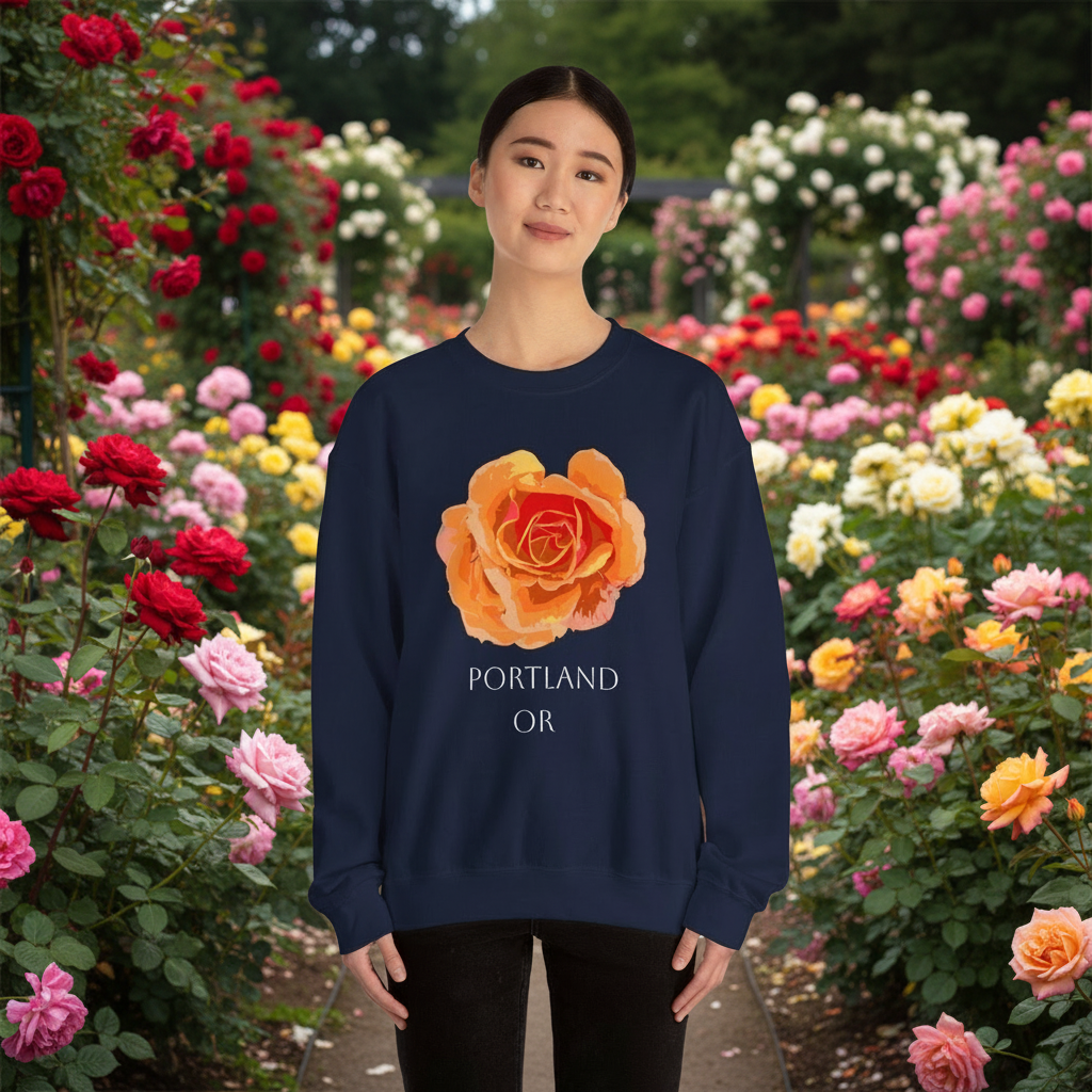 CUSTOM Order: Portland Oregon Rose City Sweatshirt - Crewneck