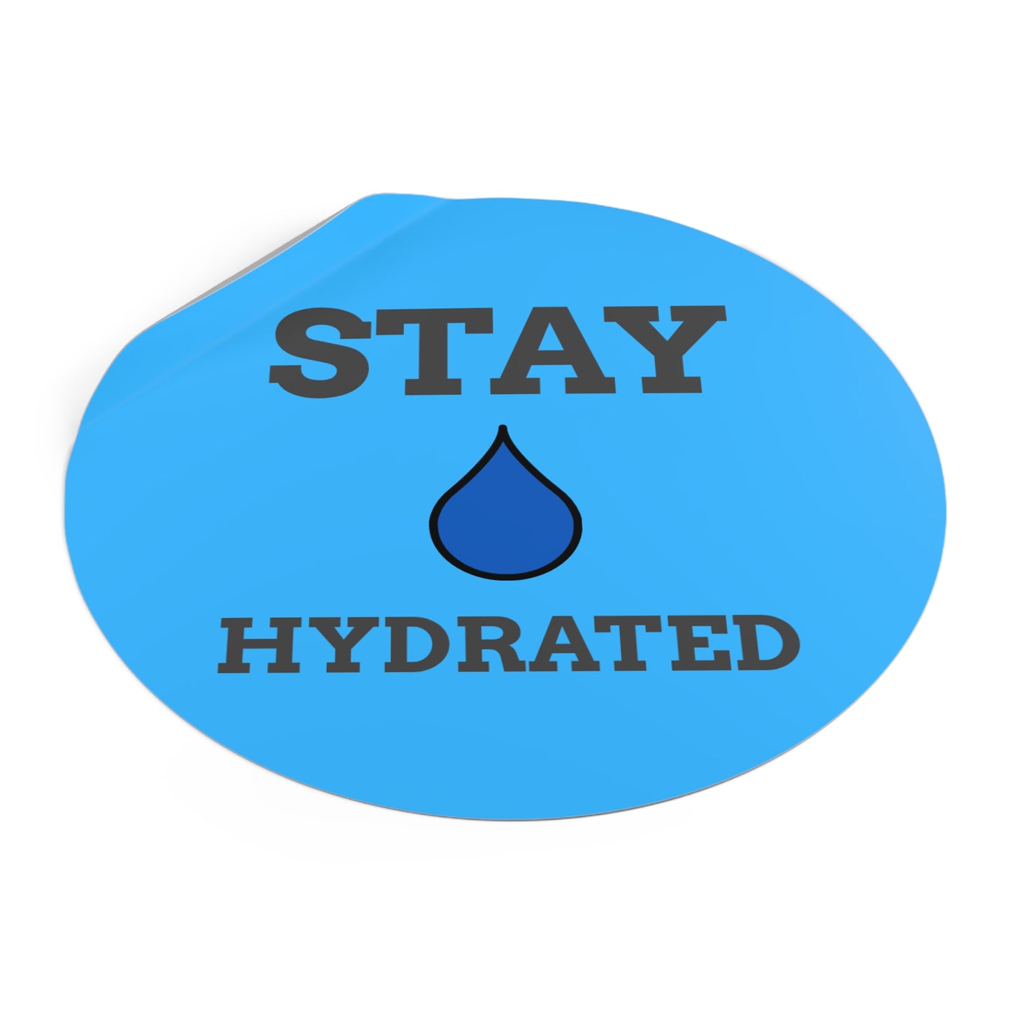 Hydration Reminder Vinyl Stickers - Stay Hydrated Motivational Decals for Water Bottles, Laptops, Journals, Gym Gear, Healthy Lifestyle
