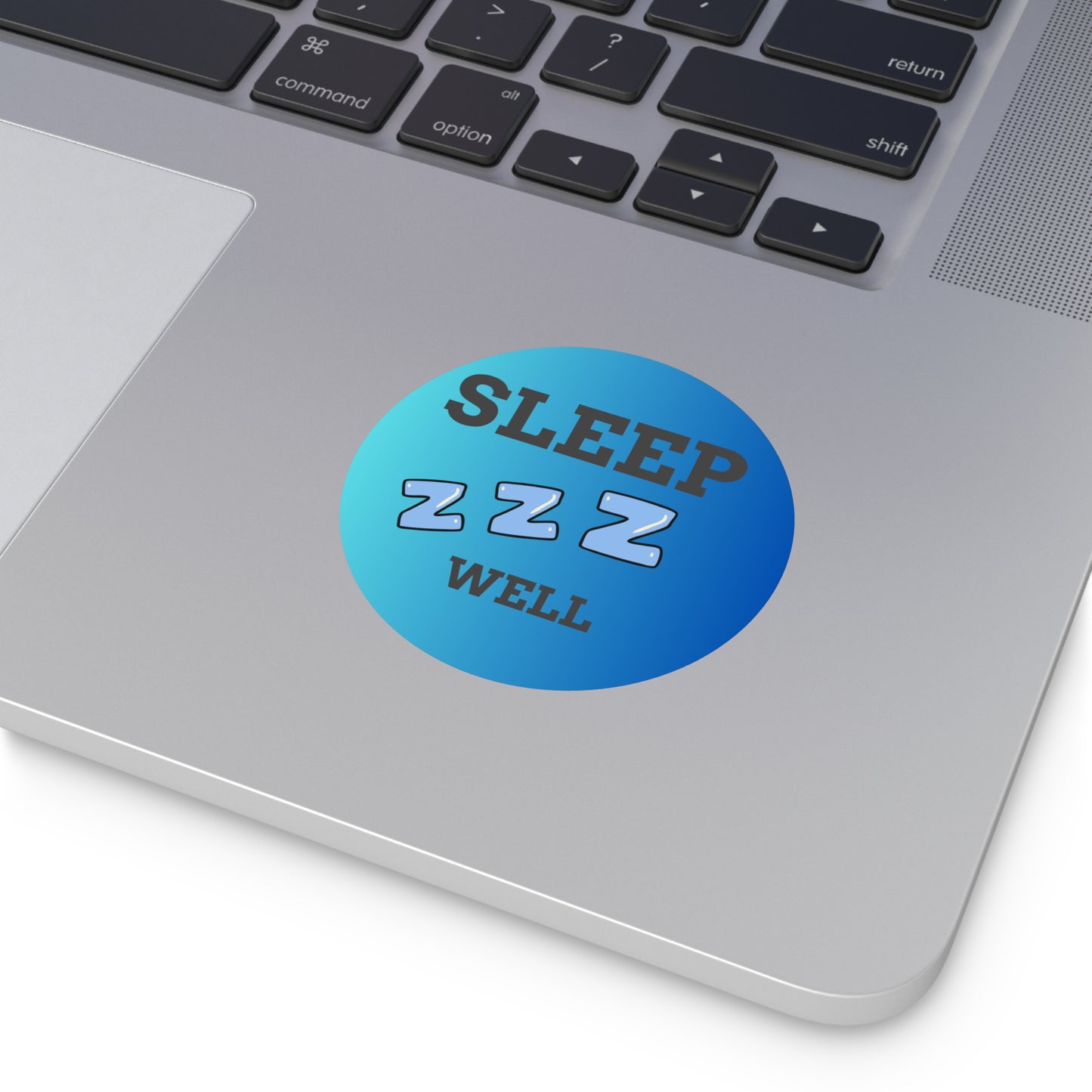 Sleep Well Round Vinyl Stickers, Relaxation Decor, Bedroom Essentials, Dorm Room Accessories