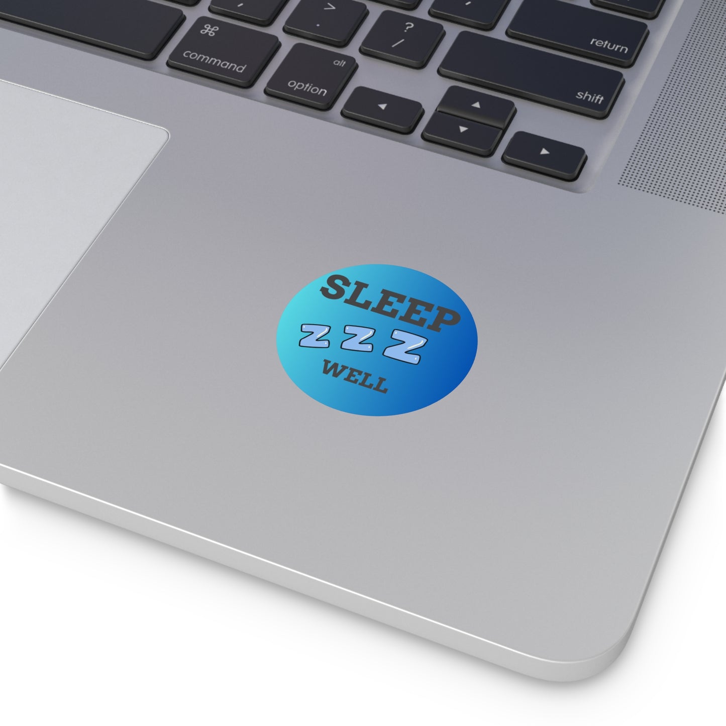 Sleep Well Round Vinyl Stickers, Relaxation Decor, Bedroom Essentials, Dorm Room Accessories