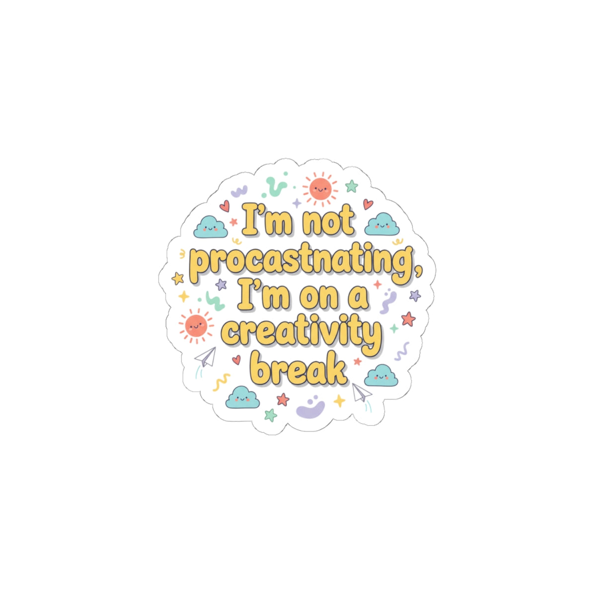 Stickers | Wholesome Sarcasm, Tongue-in-Cheek Typography