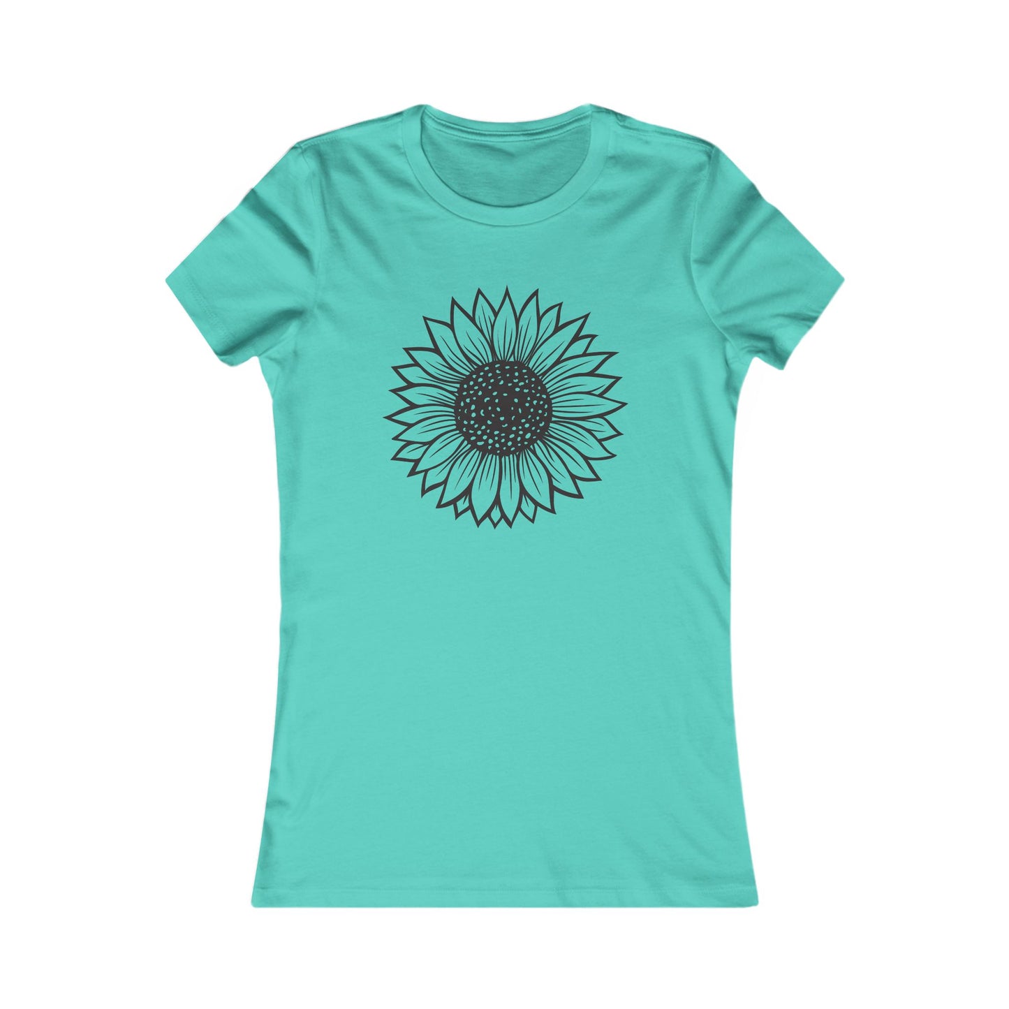 Sunflower Women's Tee - Floral Graphic Shirt, Nature Lover Gift, Casual Everyday Wear, Summer Fashion, Birthday Present