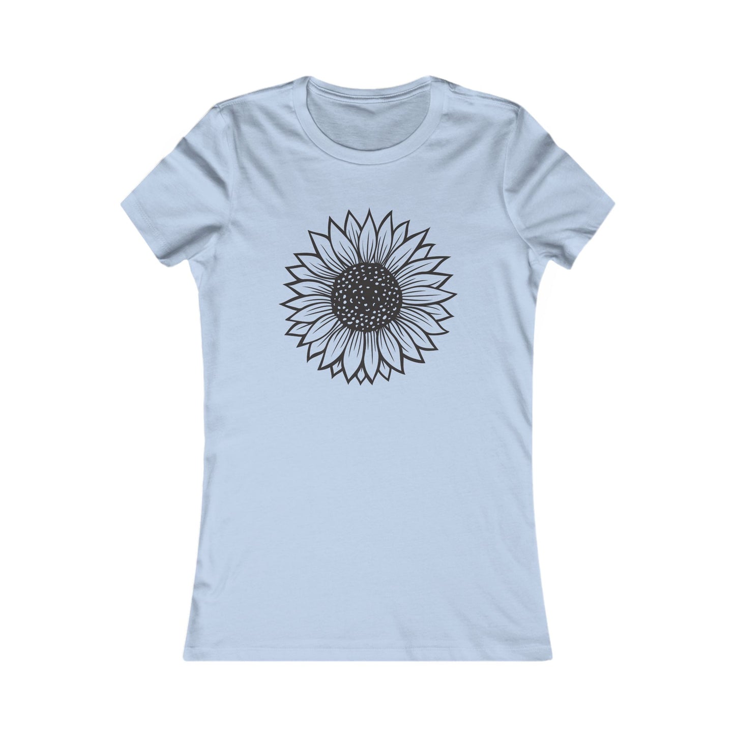 Sunflower Women's Tee - Floral Graphic Shirt, Nature Lover Gift, Casual Everyday Wear, Summer Fashion, Birthday Present