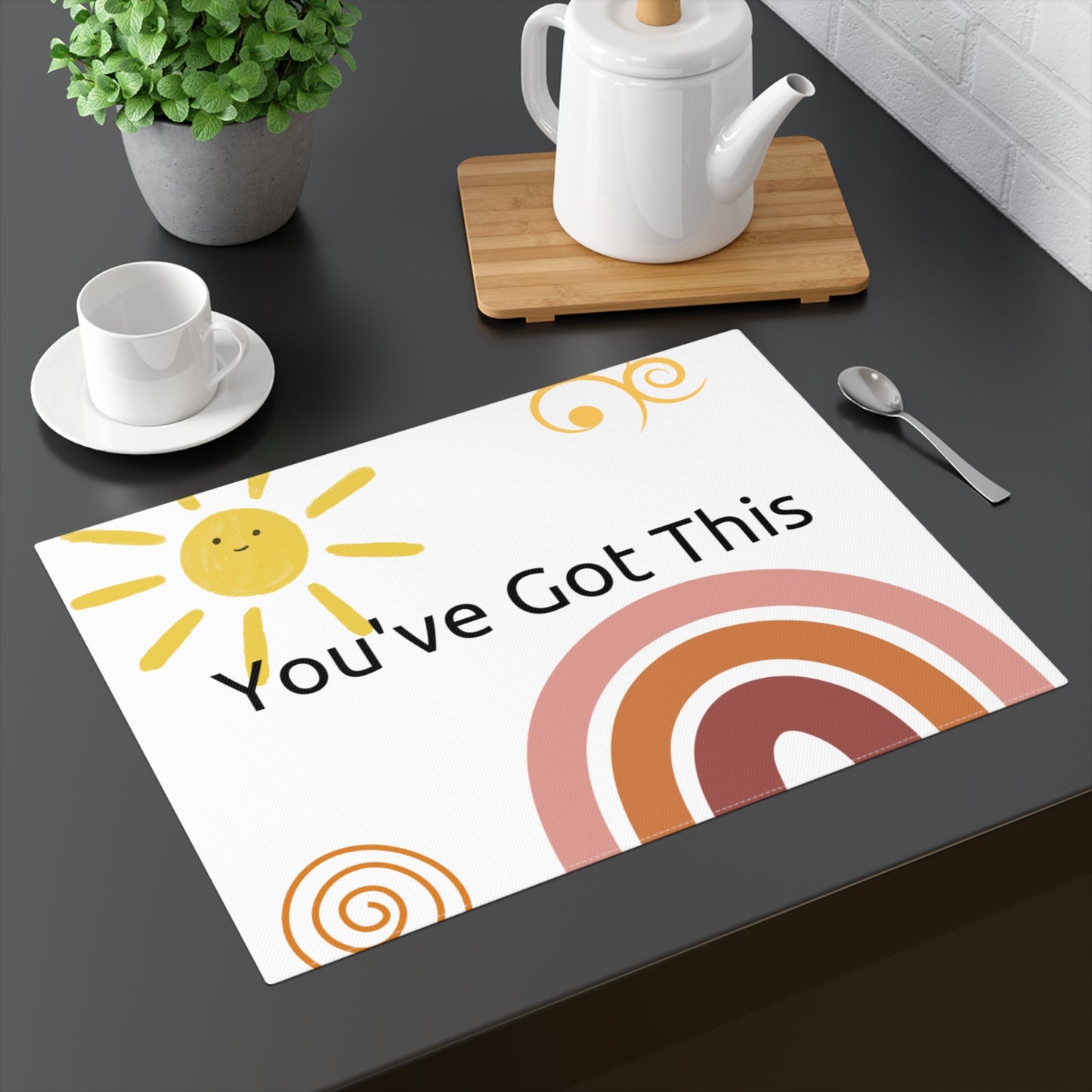 Motivational Placemat - You’ve Got This - Bright and Cheerful Kitchen Decor