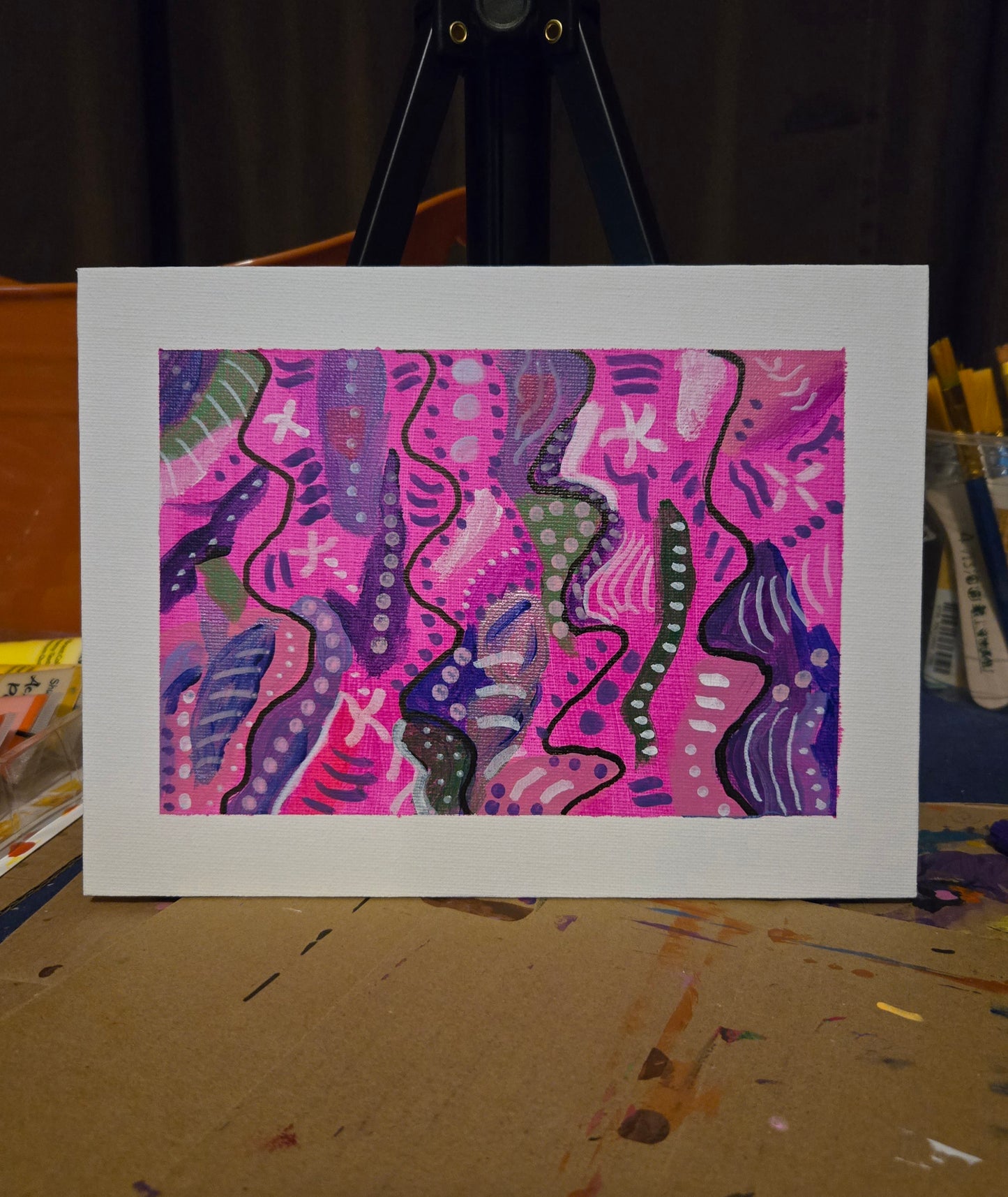 Daphne 9x7 original abstract