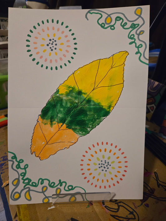 Original handmade greeting card