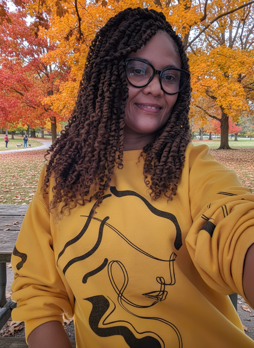 Abstract Line Art Sweatshirt - Minimal and Elegant Design