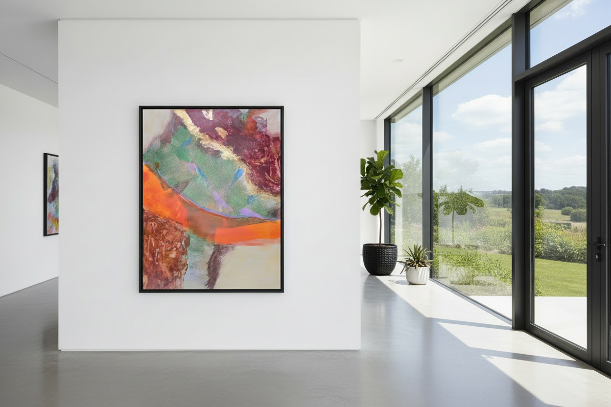 Between Amber and Moss 11x14