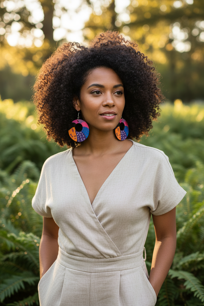 The Studio Miniatures Wood Earrings