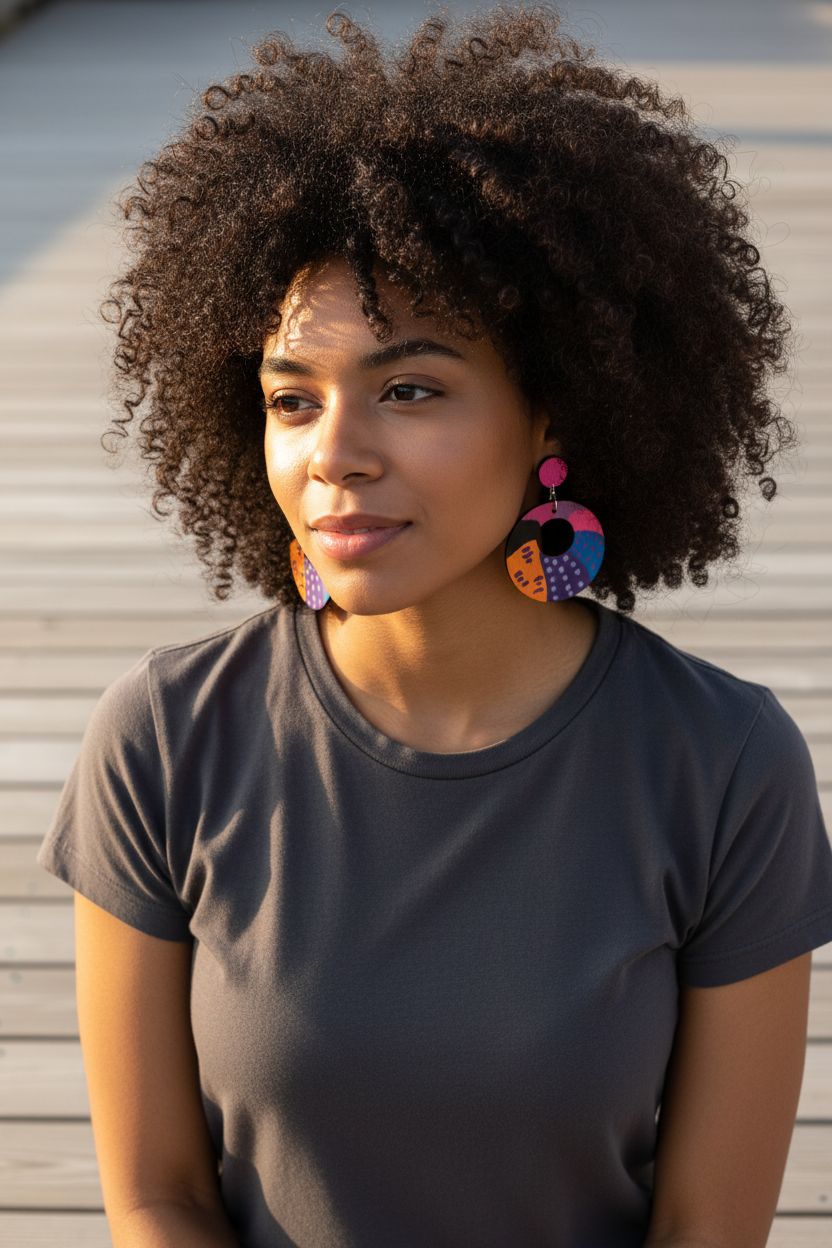 The Studio Miniatures Wood Earrings