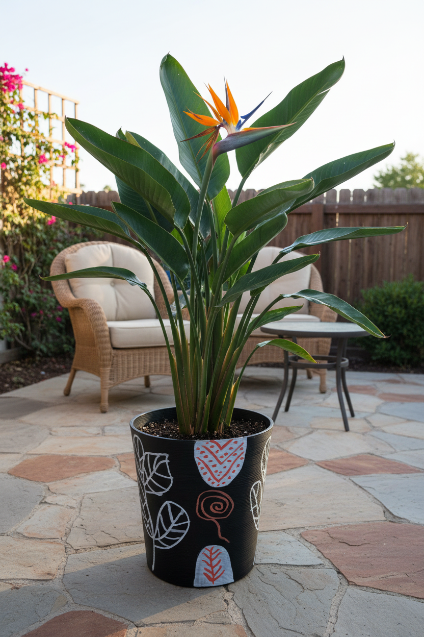 Whimsical Botanical Upcycled Planter