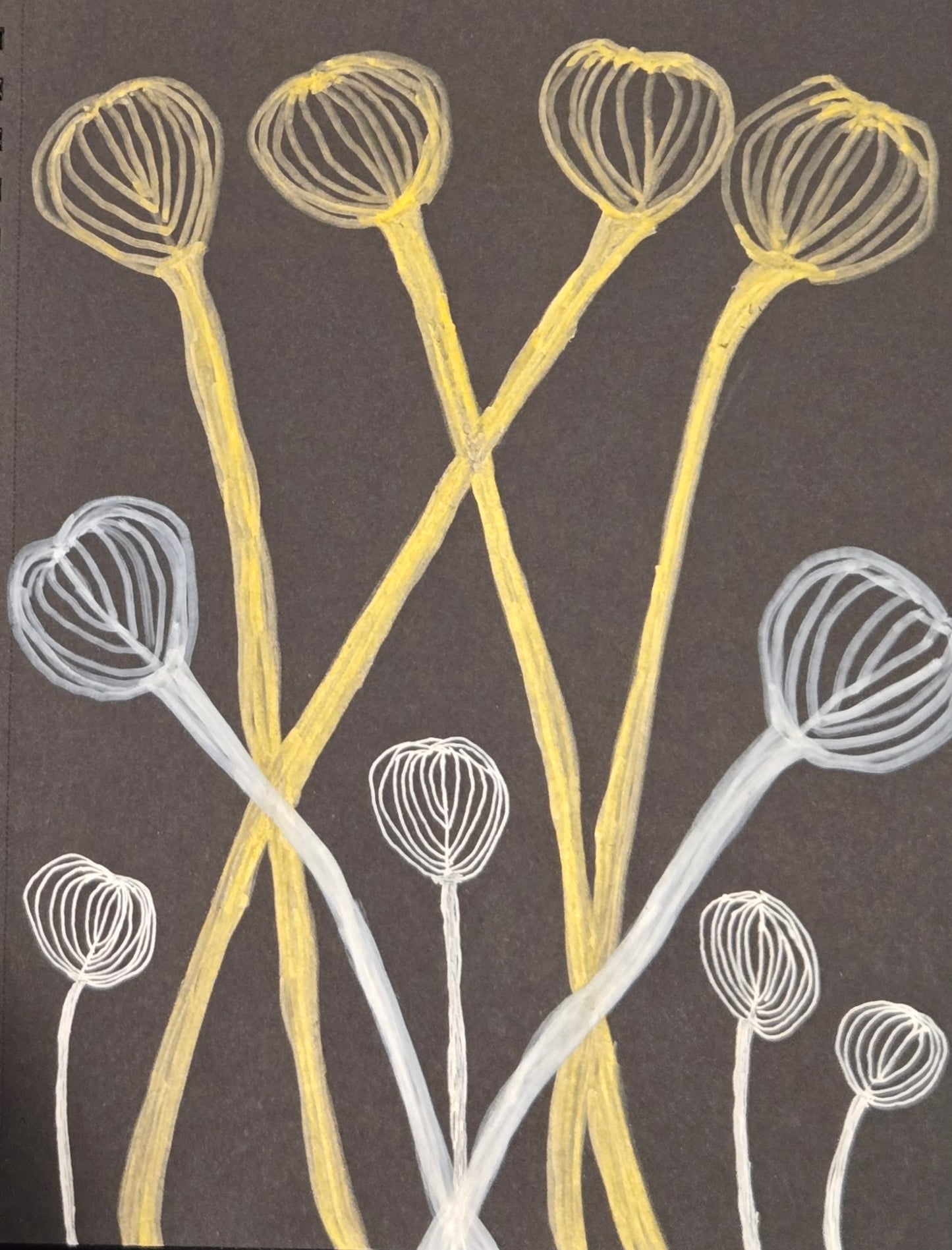 Lanterns of the Garden 9x12