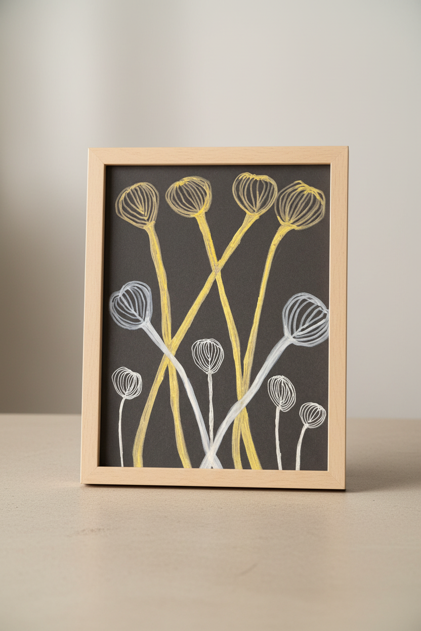 Lanterns of the Garden 9x12