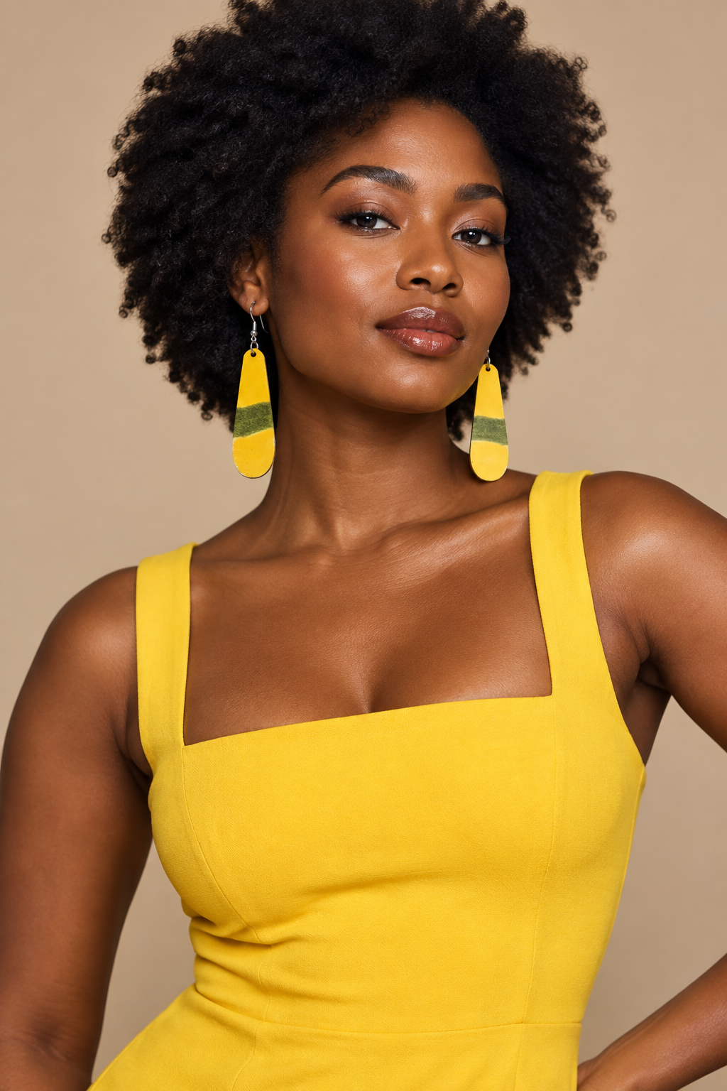 Early Harvest Wooden Statement Earrings