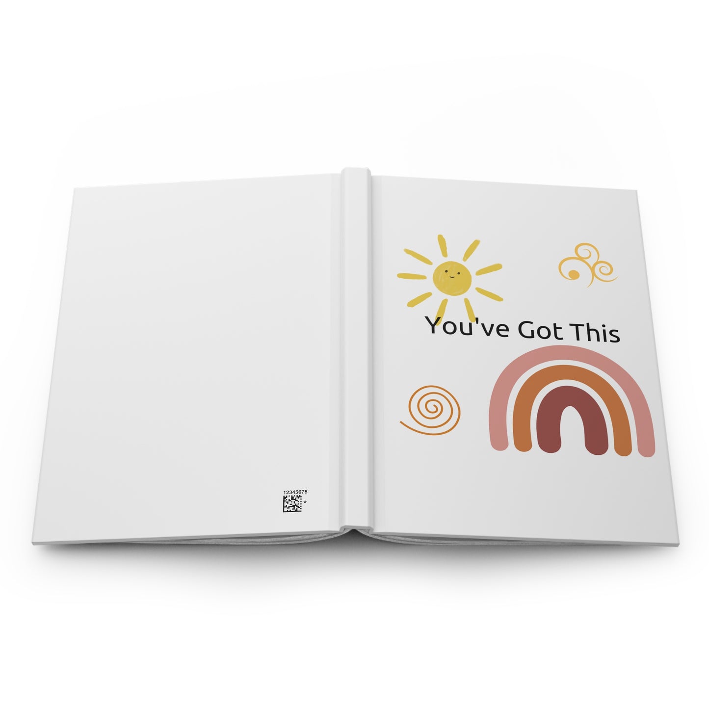 Motivational Hardcover Journal - "You've Got This" Design