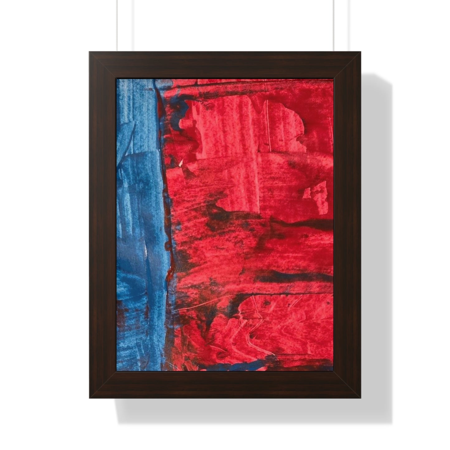 Framed Poster- Vertical abstract art poster
