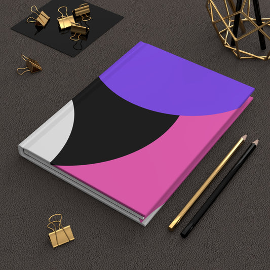 Matte Journal Geometric Abstract Circle Design