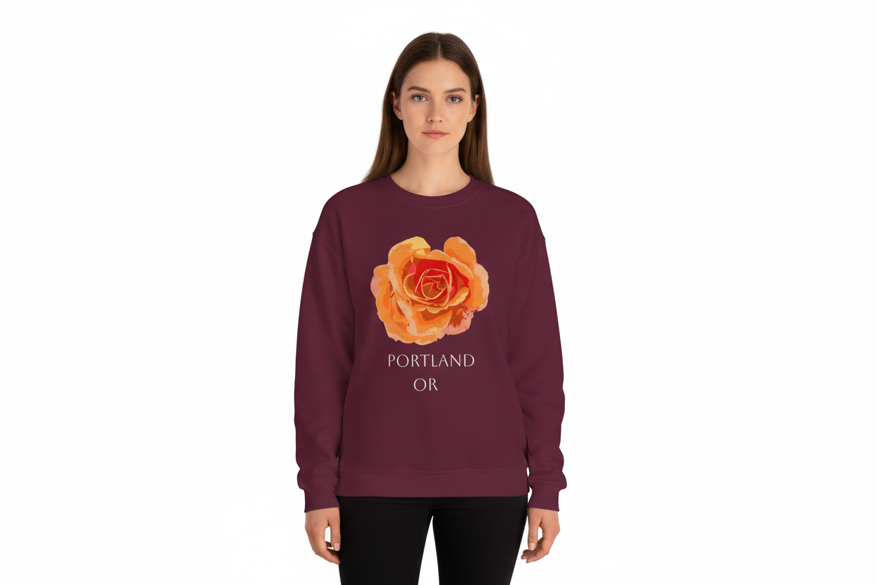 CUSTOM Order: Portland Oregon Rose City Sweatshirt - Crewneck