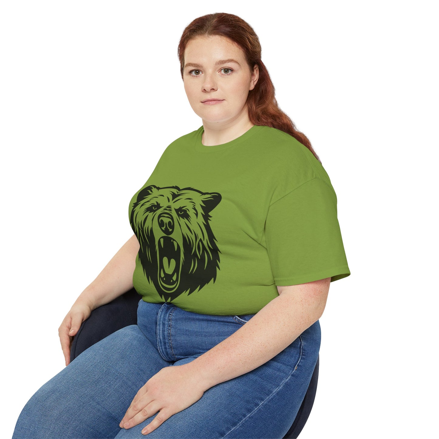 Roaring Bear Graphic Tee | Unisex Ultra Cotton | Nature Lover Shirt, Outdoor Adventure Top, Wildlife Gift, Casual Wear