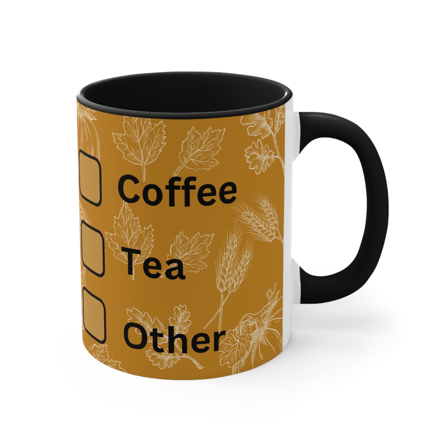 Autumn Herbal Tea & Coffee Mug, Seasonal Drinkware, Cozy Home Decor, Gifting for Fall, Pumpkin Spice Lover's Cup