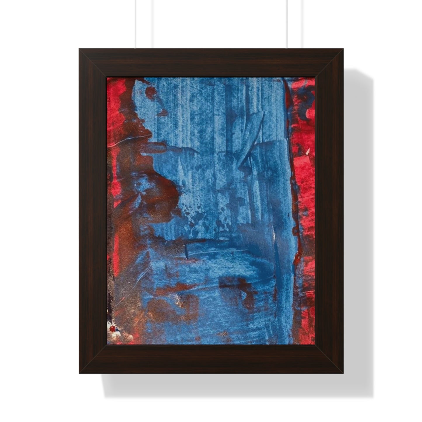 Framed Poster- Vertical abstract art poster