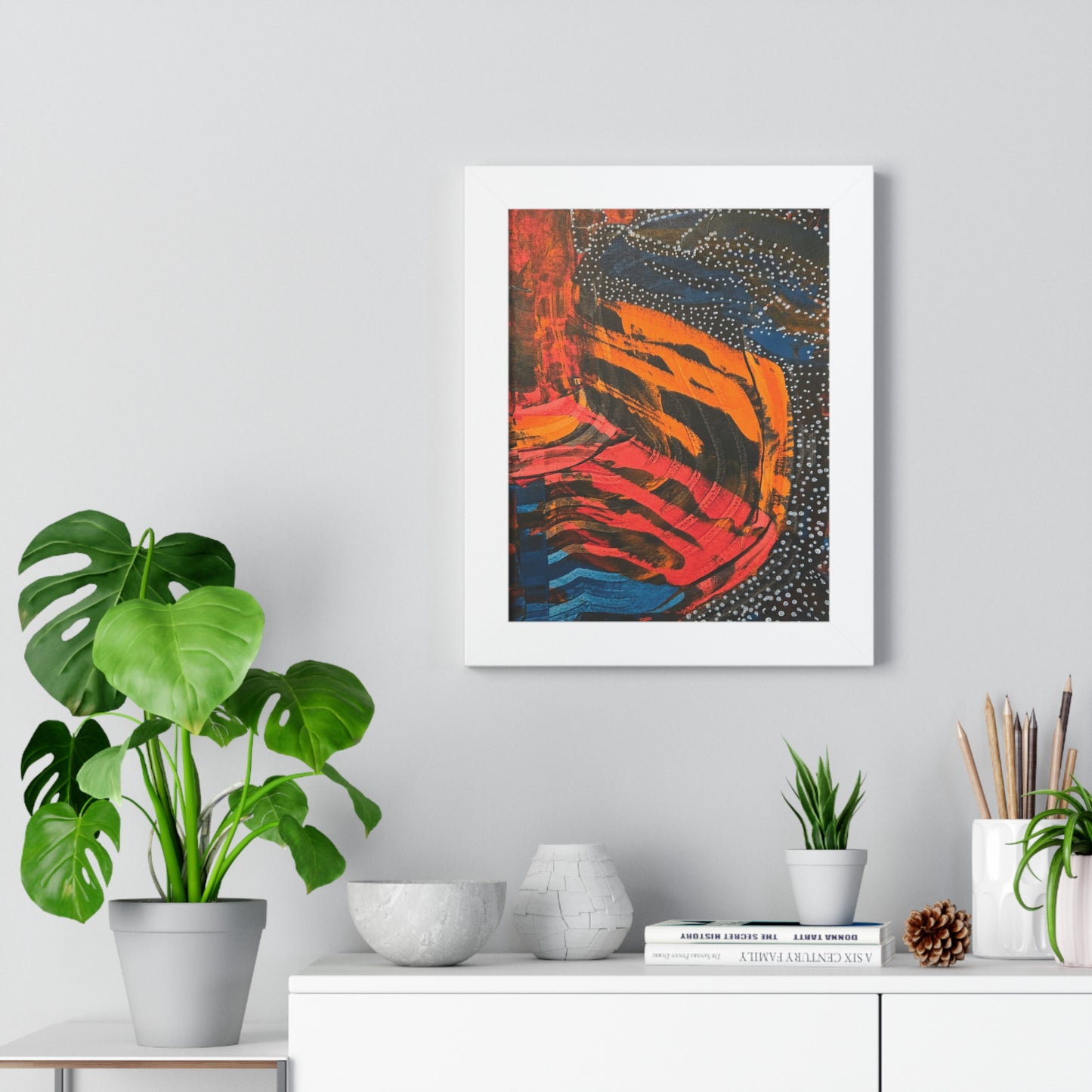 Framed Poster | Abstract art Print | Colorful Abstract | Modern Art Prints| Wall Decor | Wall Art