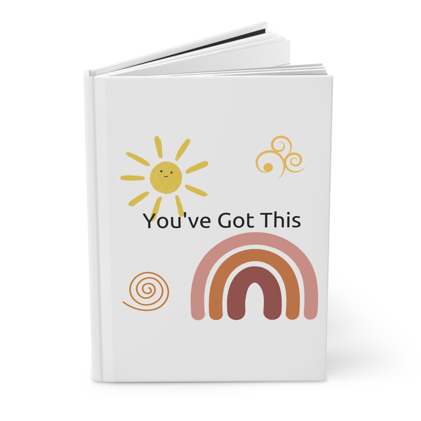 Motivational Hardcover Journal - "You've Got This" Design