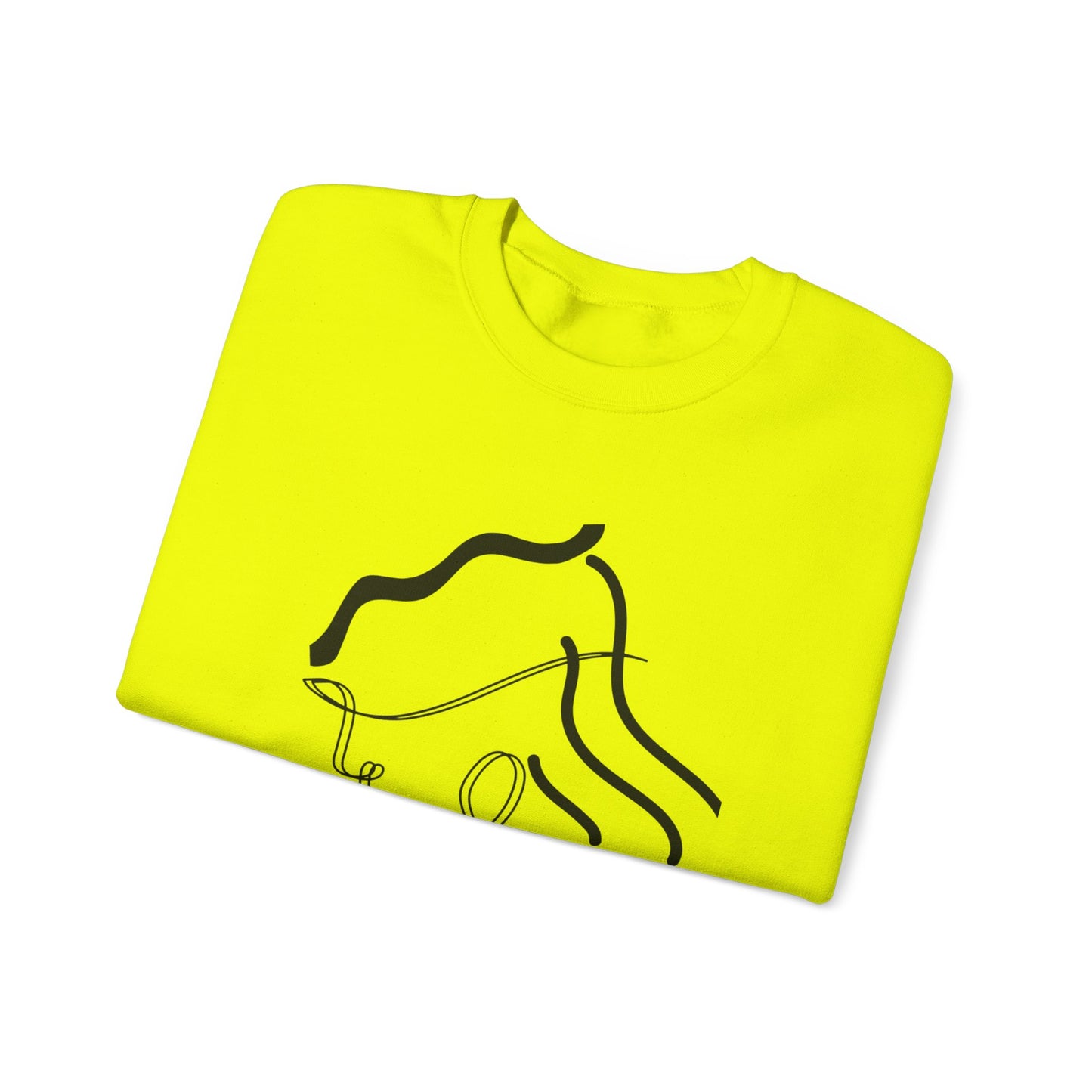 Abstract Line Art Sweatshirt - Minimal and Elegant Design