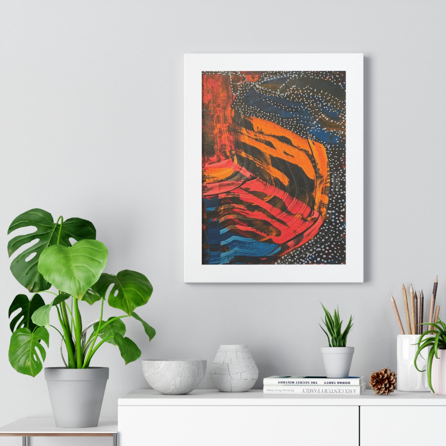 Framed Poster | Abstract art Print | Colorful Abstract | Modern Art Prints| Wall Decor | Wall Art