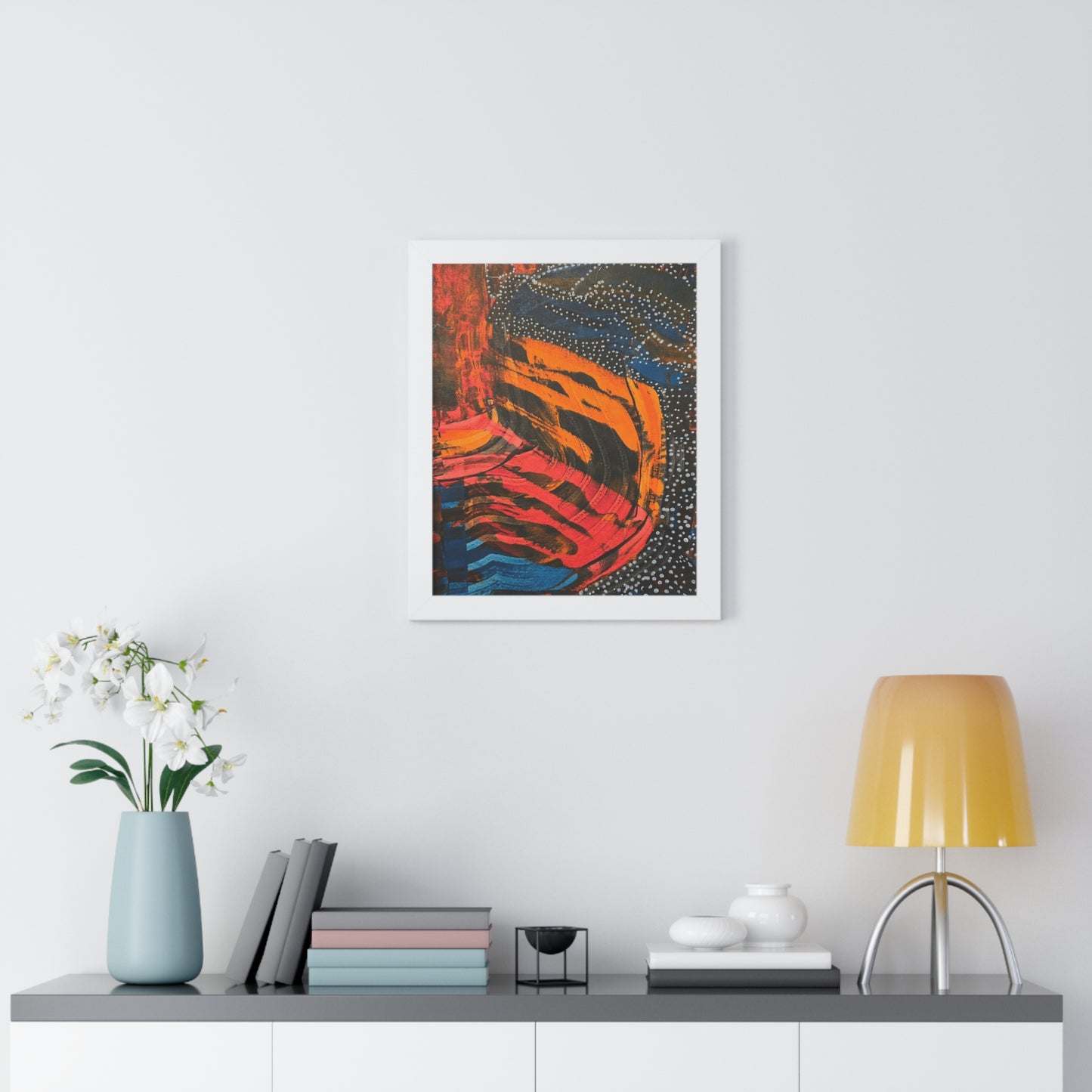 Framed Poster | Abstract art Print | Colorful Abstract | Modern Art Prints| Wall Decor | Wall Art