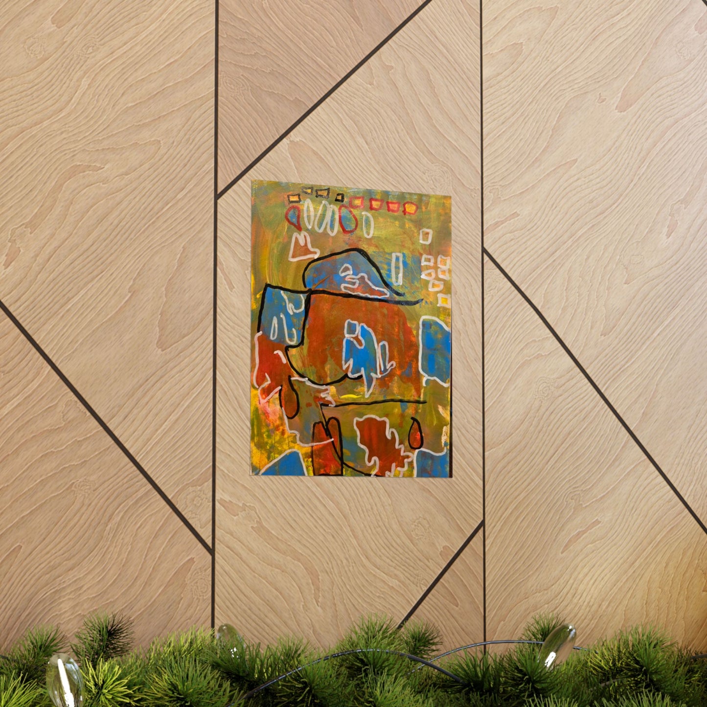 Fine Art Vertical Posters | Wall Art | Abstract Wall Print | Modern Art Decor