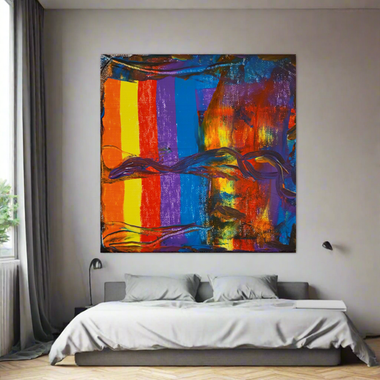 The woman behind the curtains 6x6