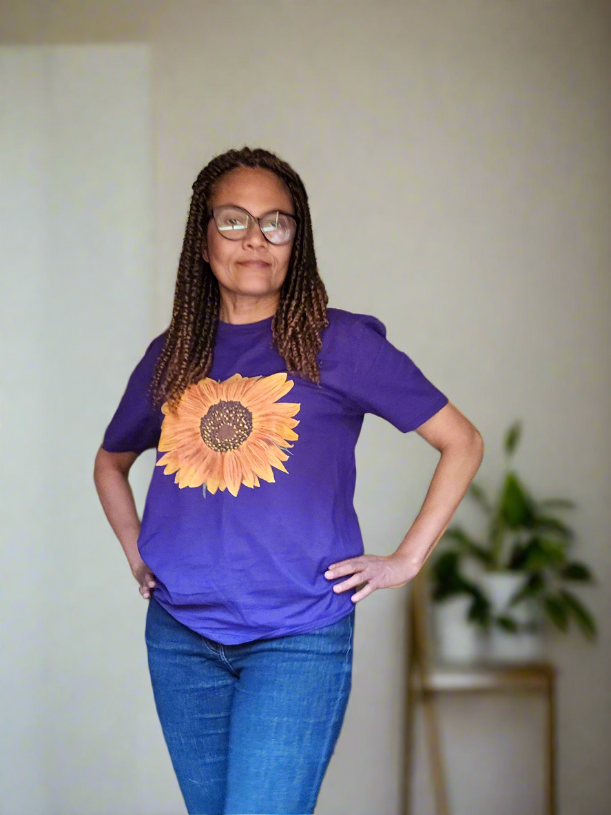 Sunflower Unisex Softstyle T-Shirt, Floral Tee, Summer Outfit, Gift for Her, Nature Lover Apparel, Casual Wear